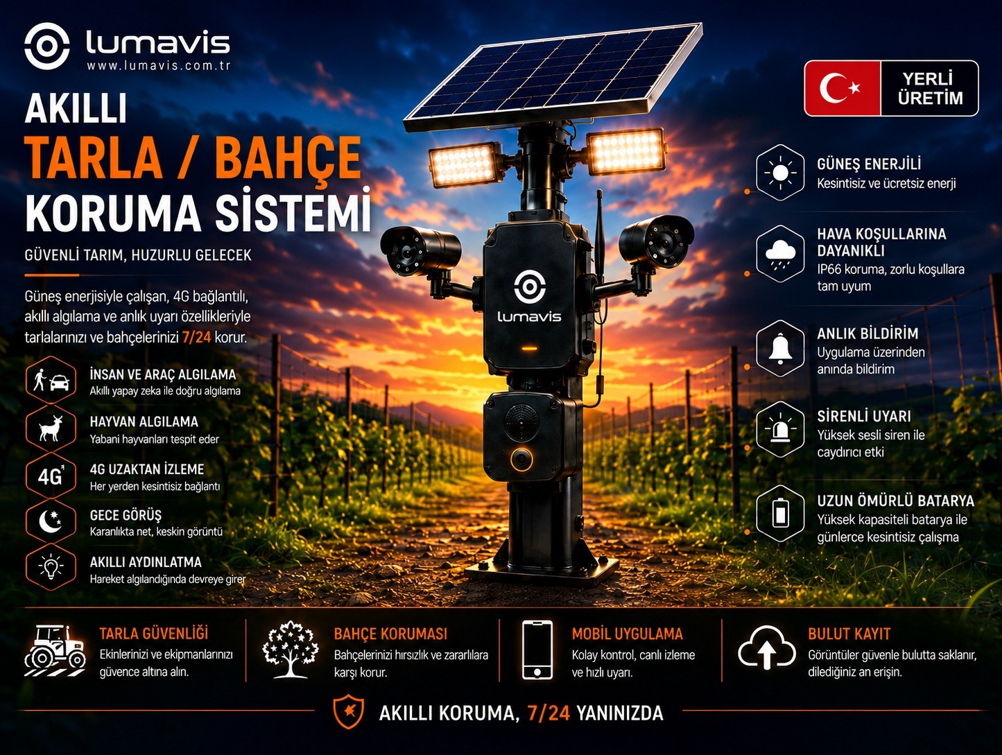 Akıllı Tarla ve Bahçe Koruma Sistemi